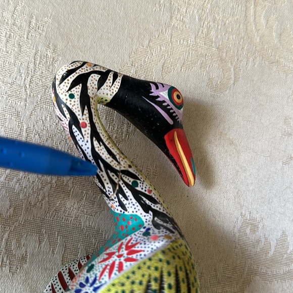 Francisco Fabian Ojeda Oaxacan Mexican Folk Art wood bird carving - Picture 7 of 12